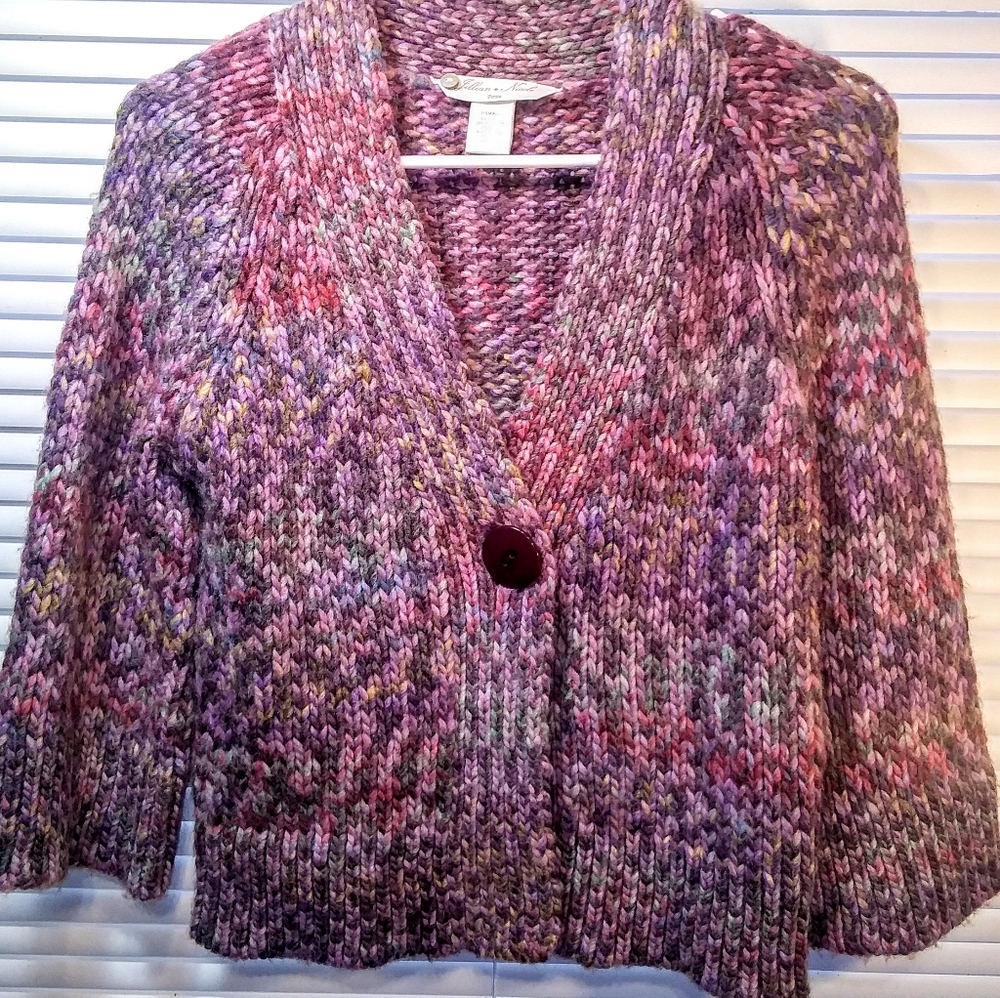 Jillian Nicole chunky sweater Petite Sm